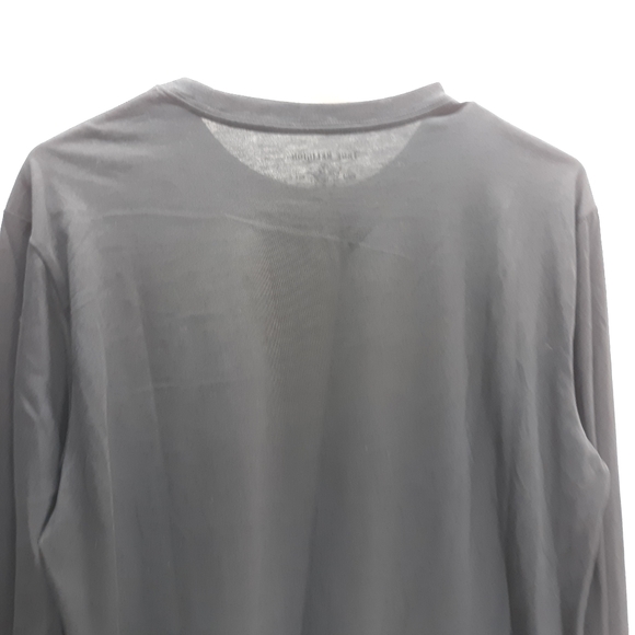 TRUE RELIGION Womens Size Small Long Sleeve Tee T-Shirt Black Embellished Gold - Picture 9 of 10